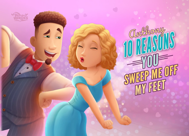 Anthony, 10 Reasons You Sweep Me Off My Feet
