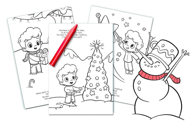 Free Christmas Coloring Book