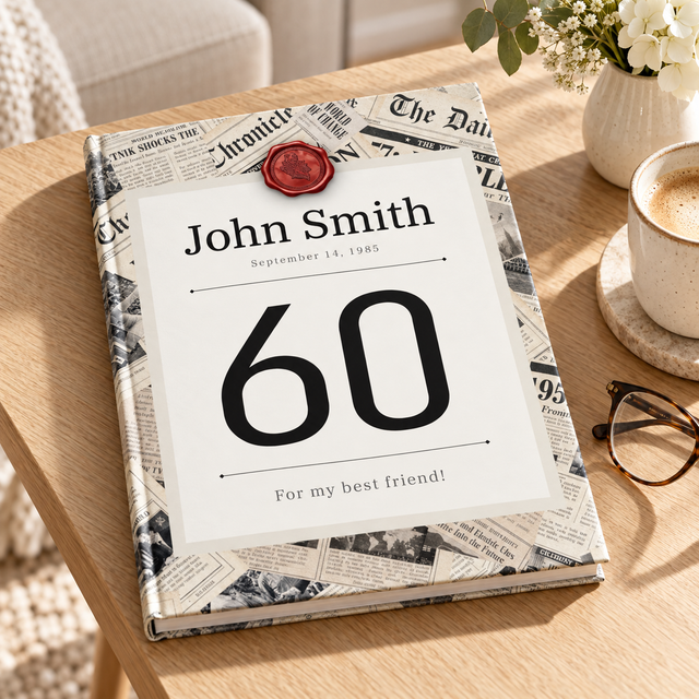 The Milestone Edition: Personalized Birthday Newspaper Book