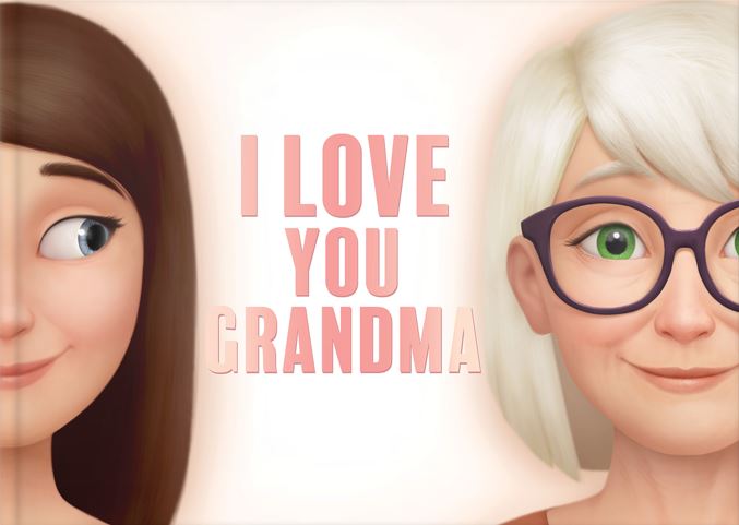 The cover of the personalized book for grandmother from Hooray Heroes.