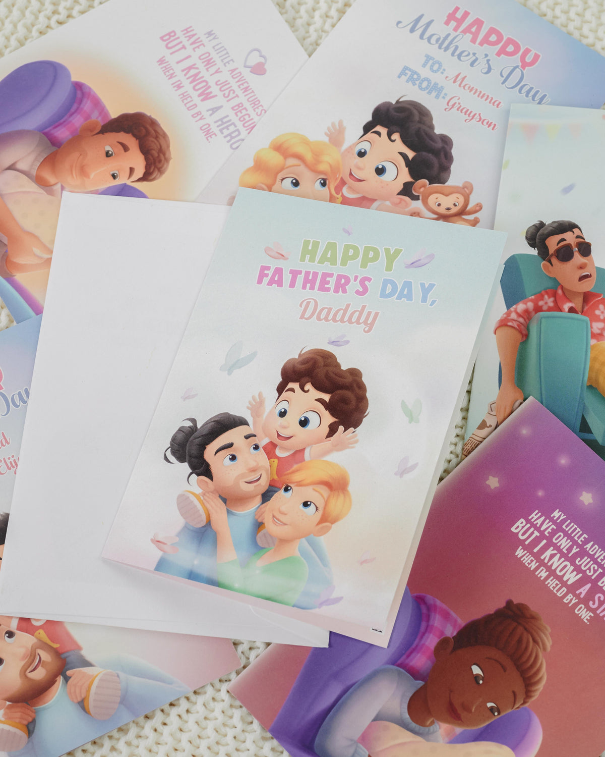 Hooray Heroes' Collection of Personalized Greeting Cards