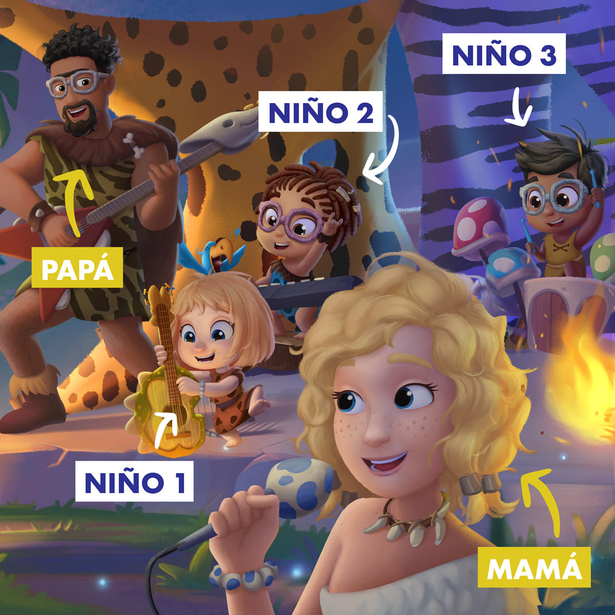 ¡Libro personalizado para hasta 5 miembros de la familia!