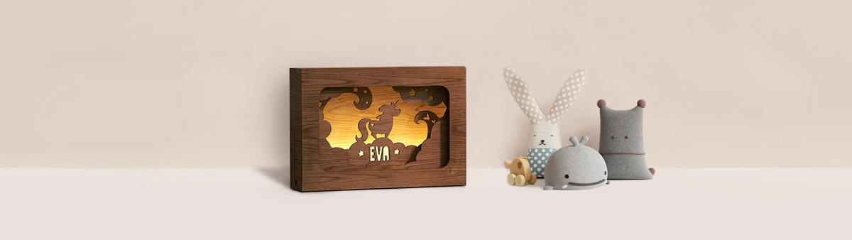 Take your Hooray Heroes personalized experience to another level with this personalized night-light box.