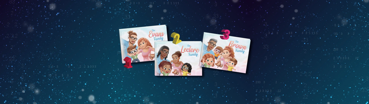 Family time is always so much fun, but you can bring it to a whole new level with our NEW personalized book for the whole family that lets you choose between 3 versions: