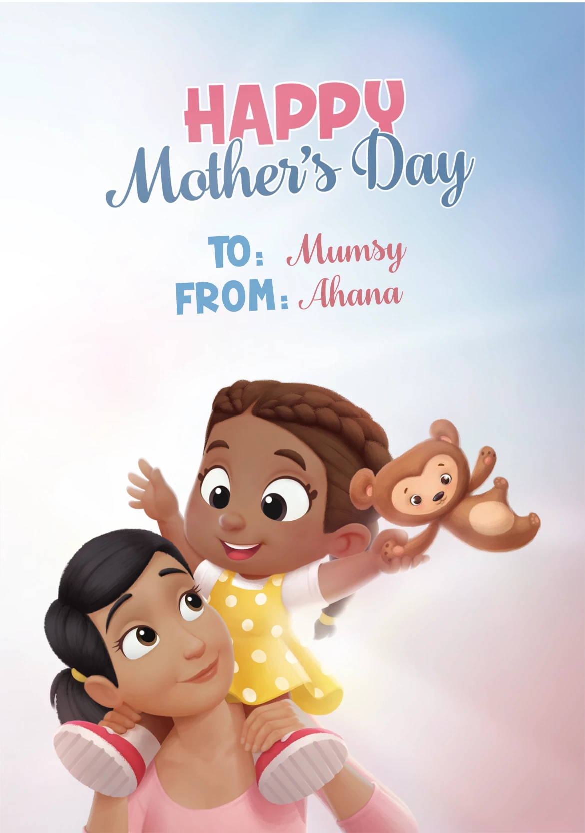 To Mumsy, From Ahana