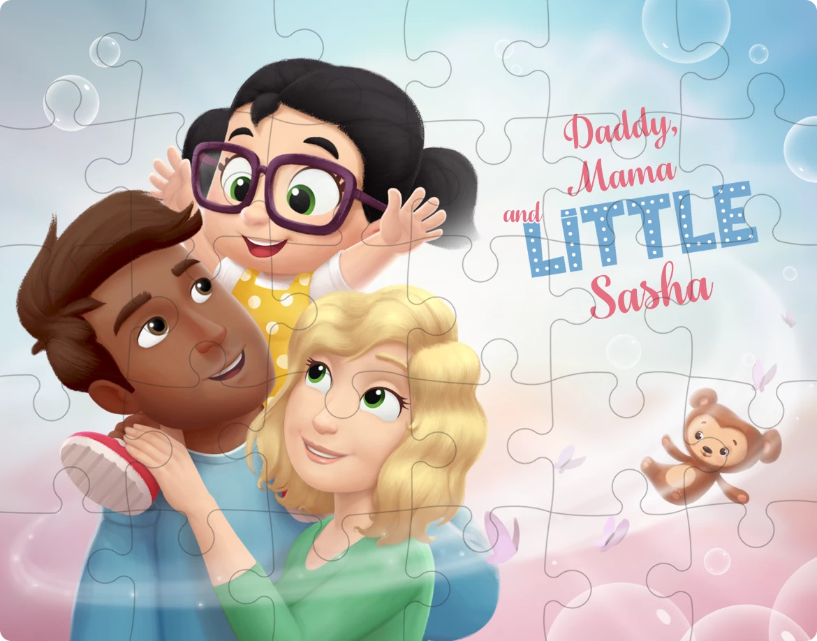 Daddy, Mama, and Little Sasha