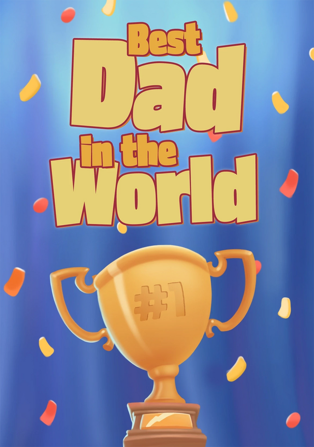 The Best Dad Card