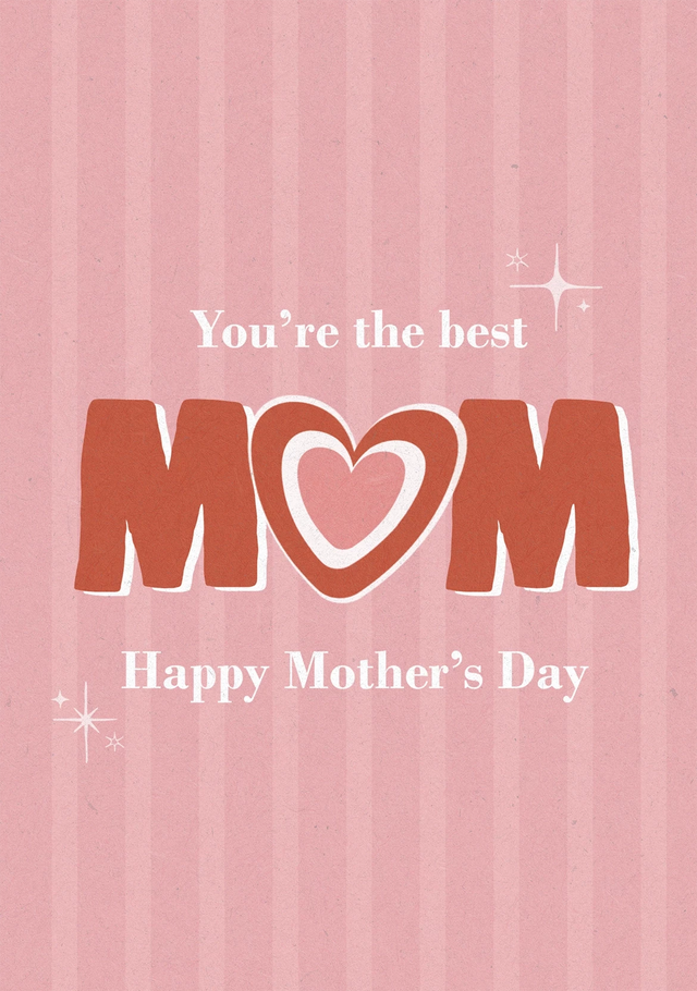 The Best Mom Card