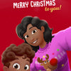 Merry Christmas, Mommy Card - From Girl