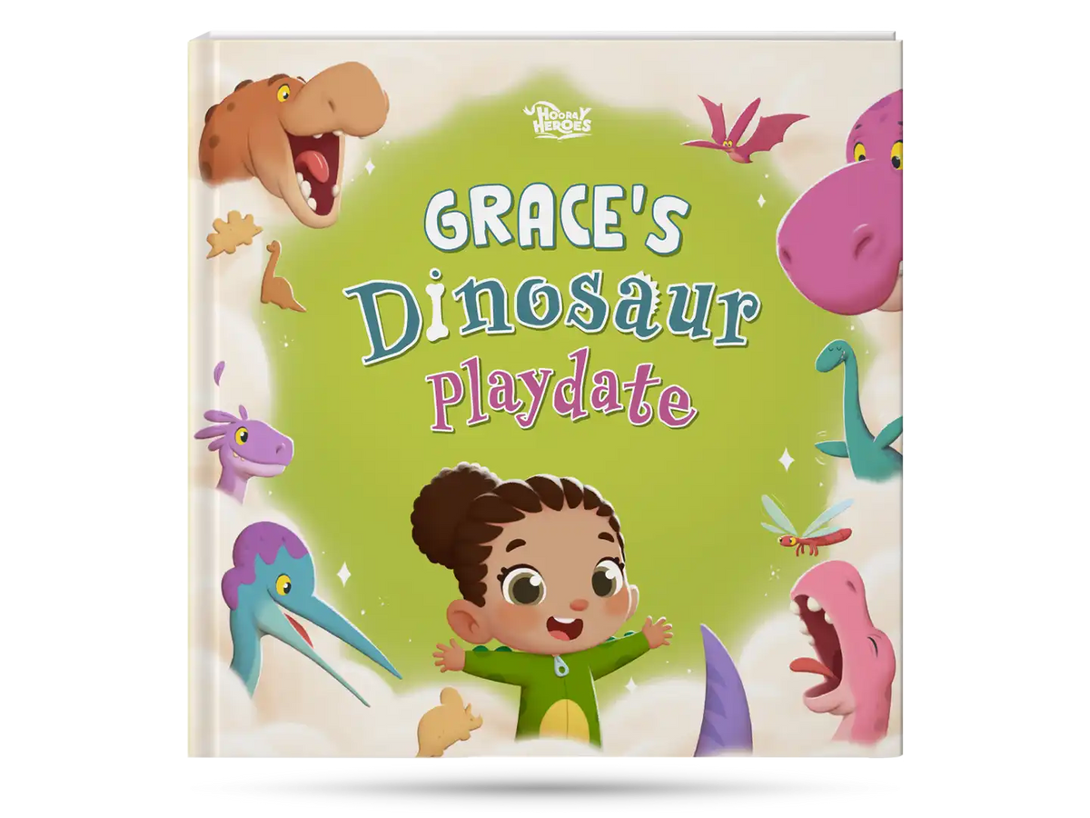 New personalized book for kids who love dinosaurs.