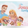 This might be the best gift for a family of four which is a peronalized family book.