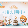 The cover of the customized birthday book where your kid turns two with a our personalized storybooks for toddlers.
