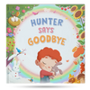Cover of a custom book for kids about a child losing a loved one.