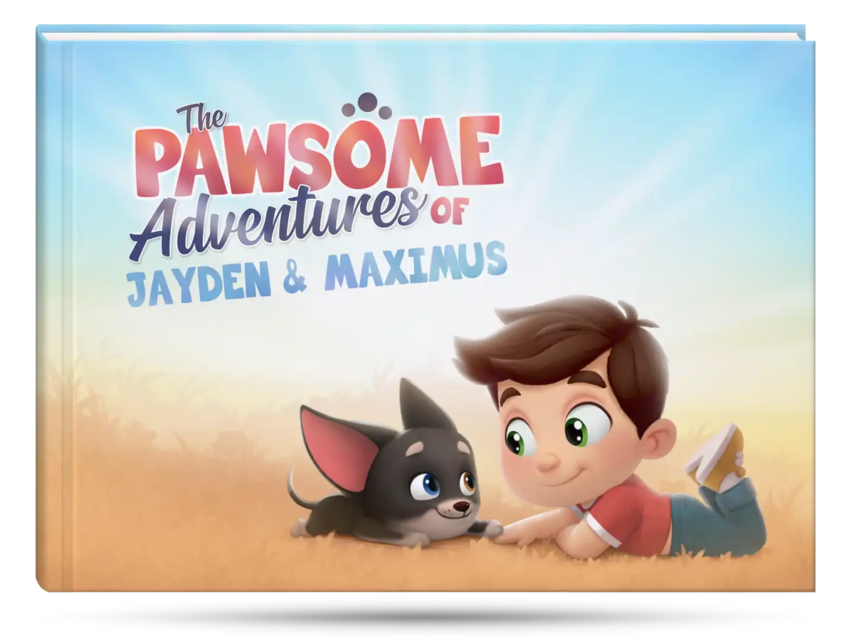 Hooray Heroes' personalized book for a child and his dog is a great birthday gift.