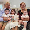 The perfect gift idea for Grandma and Grandpa, a customized book for granny, grandpa, and two grandkids.