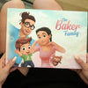 Awesome personalized family book for a boy, mom and dad.