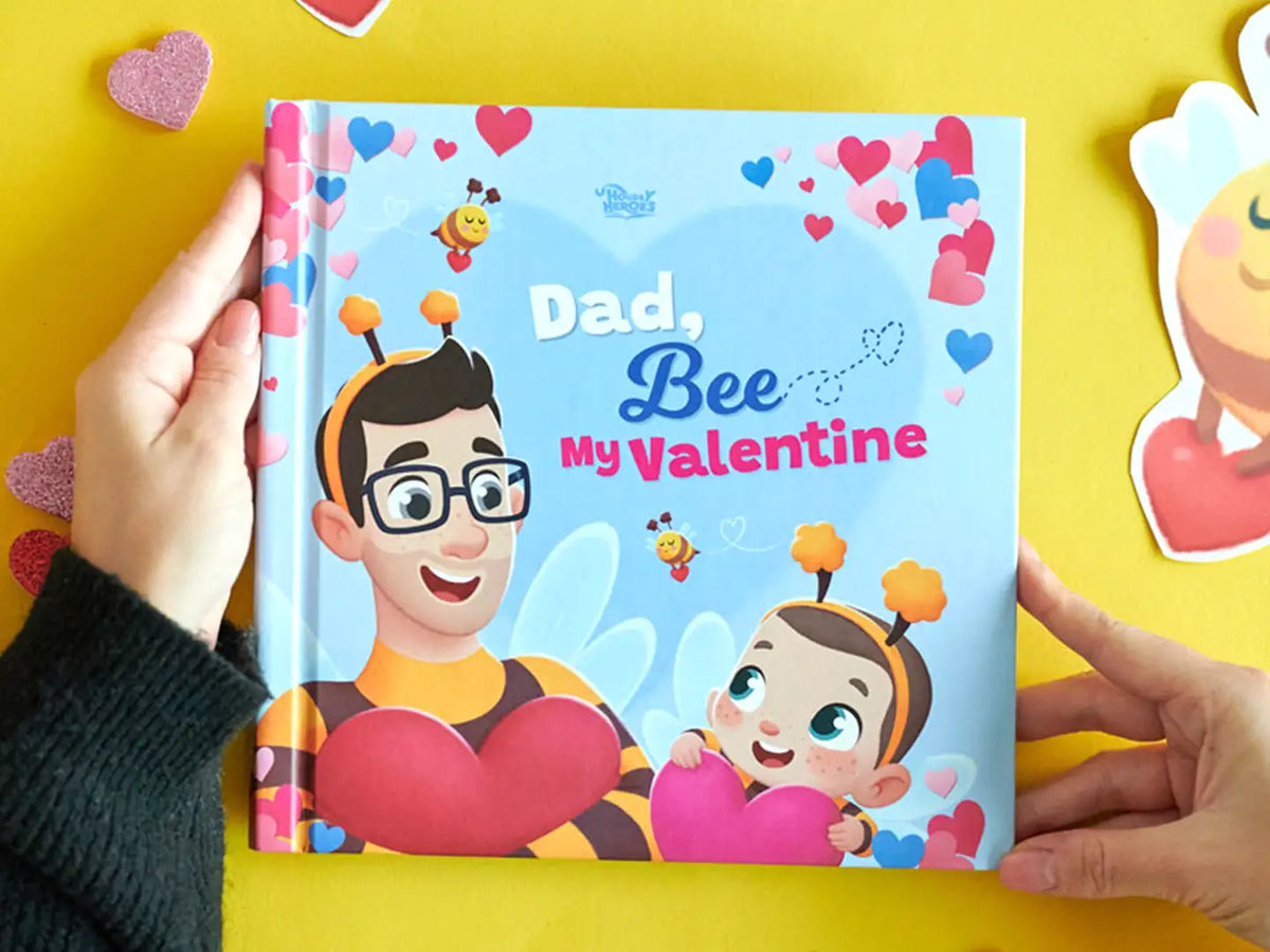 Dad, be my Valentine is a customized book which is a great gift for dad from his son.