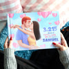 A woman holding a personalized love book that captures your story—an unforgettable gift idea for your wife, perfect for special moments like an anniversary gift, or as a thoughtful gift for your husband.