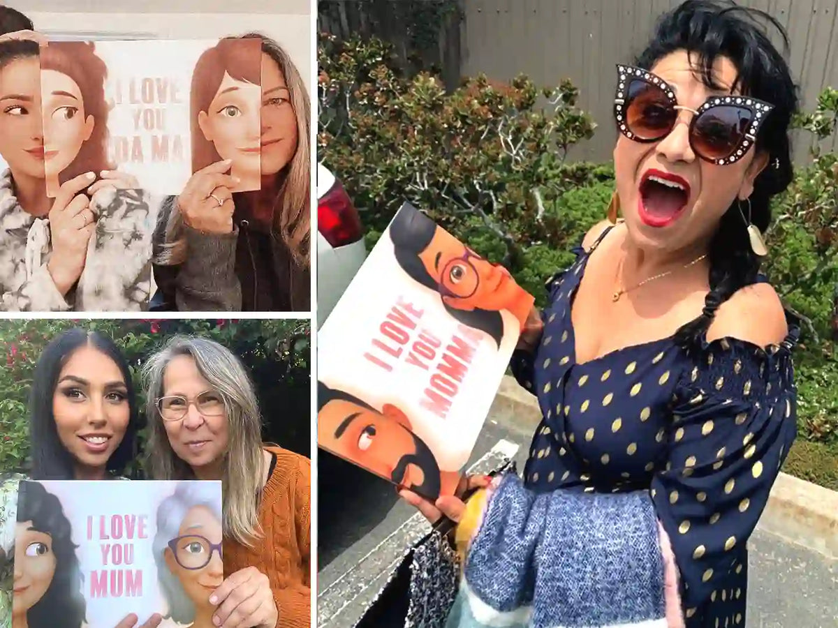 Moms are surprised by their new 'I Love You, Mom' book.