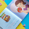 Cute illustrations and fun rhymes about love from a personalized book from kids to their mom for Valentine's Day.