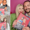 Valentine's Day lovebook: funny illustrations, personalized names, heartfelt poems.