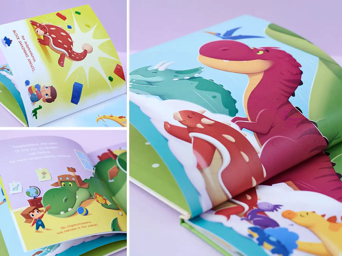 A personalized book about dinos is the perfect gift for any kid who loves dinosaurs.