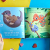 Colorful illustrations from a cute custom Valentine's Day book from kids to their mother.