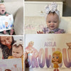  Kids holding the perfect Mother's day gift which is exclusive personalized mommy and me book.