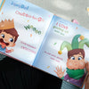 Sweet personalized illustrations where mom and son or daughter have fun times together.