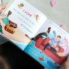 Unique gifts for dad are the best and so is this cut personalized book for Father’s Day and illustration about reading with kids.