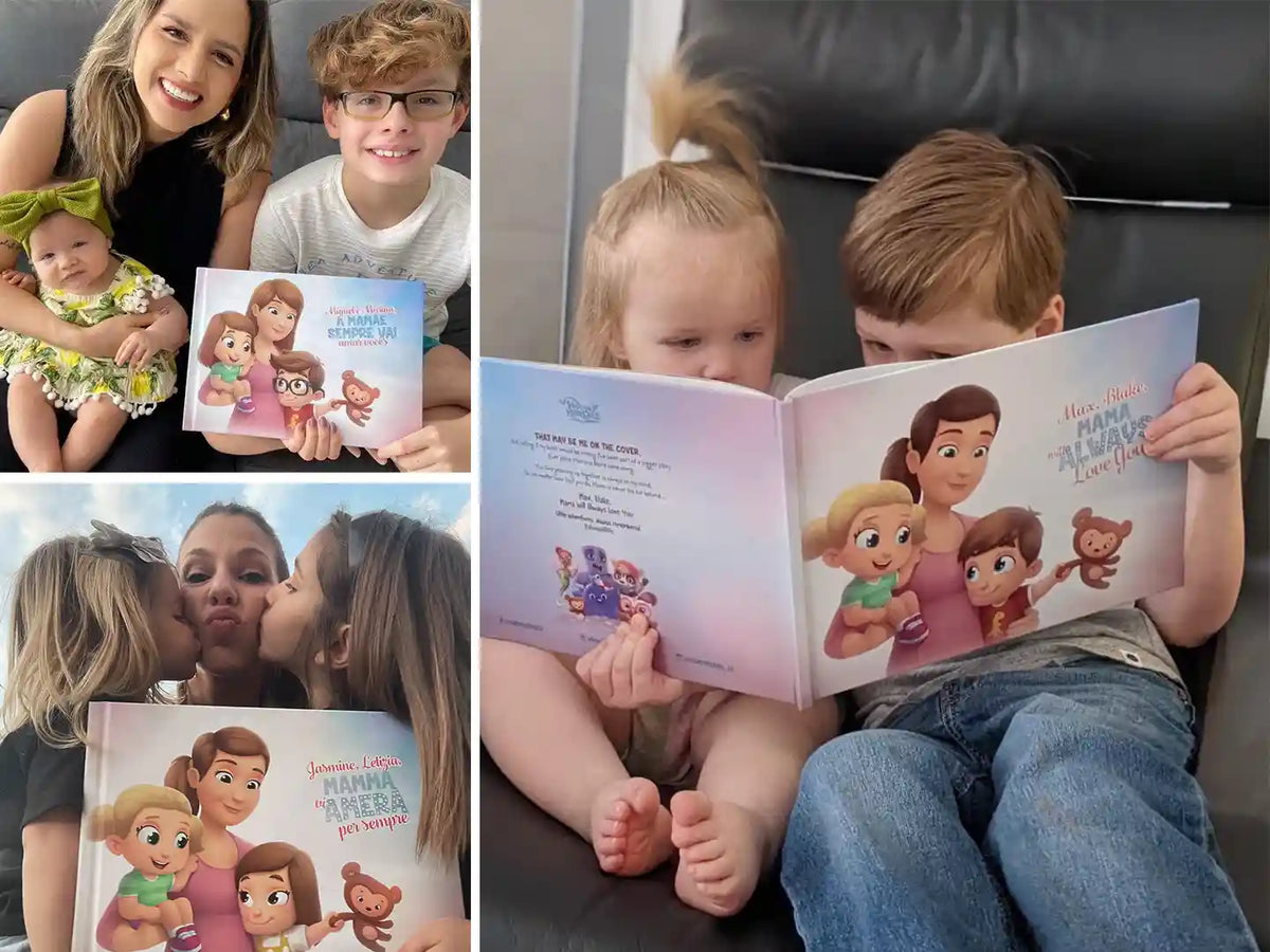 Moms and siblings all over the world love their personalized book.