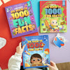 The covers of first personalized children's encyclopedia from Hooray Heroes.