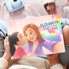 The LGBT personalized love book has a rainbow cover during the pride month.