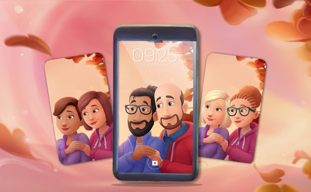 Free Personalized Mobile Wallpaper for Your Partner