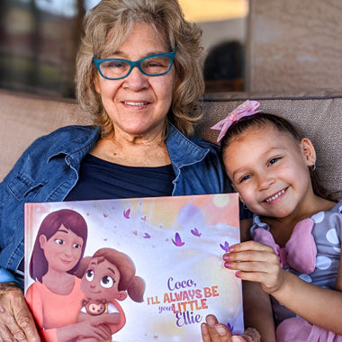 Unique, DIY Father's Day present for Grandpa, a personalized storybook for grandad and grandchild.