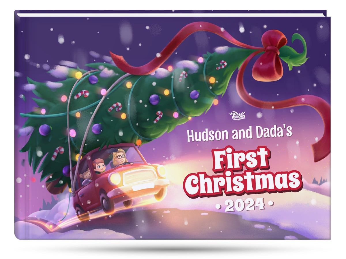 The perfect Christmas gift for Mama, an xmas themed custom story book of Christmas wishes about mother and son.