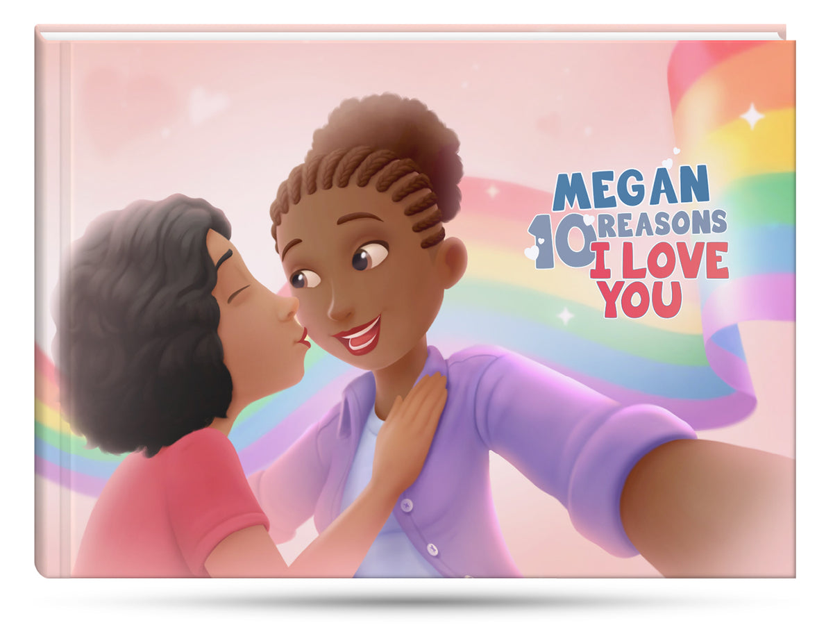 unique, DIY present for wife or girlfriend- a personalized lgbt love story book