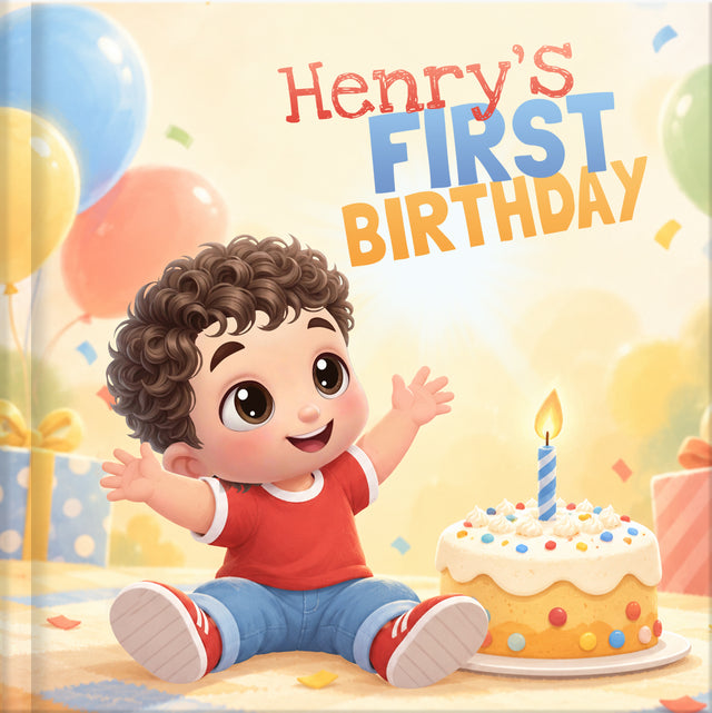 My First Birthday - Personalised Baby Book