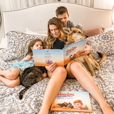 The best present for cat moms and dads of any age, a personalized book about their pets.