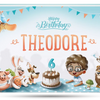The cover of the personalized birthday book which is the perfect gift for a six-year-old.