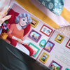 A personalized grandma book featuring her and two grandkids.