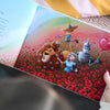 A beautiful illustration from a personalized book for grandma.