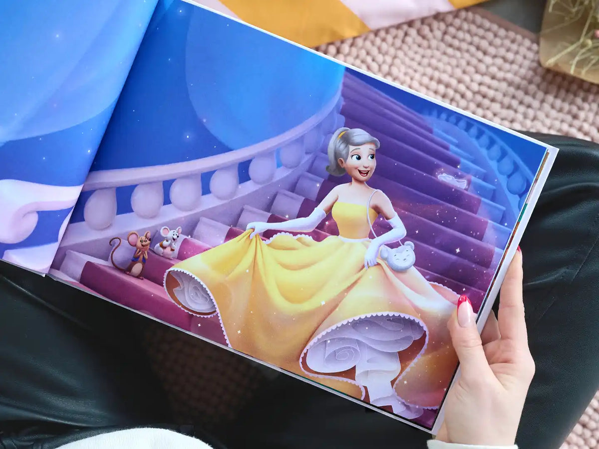 An illustration from a personalized book for grandma about how beautiful she is.