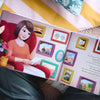 A personalized grandma book featuring her and three grandkids.