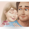 The cover of a personalized book, which is a great gift for girlfriend.