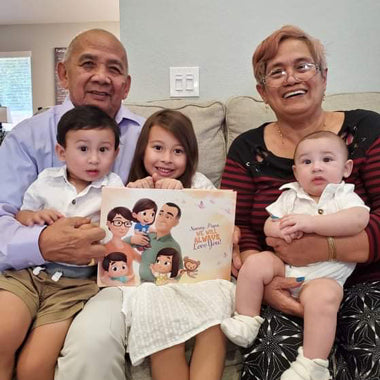 Wonderfully heart-warming Mother's Day, Christmas, birthday, or Valentine's Day gift for Grandma. 