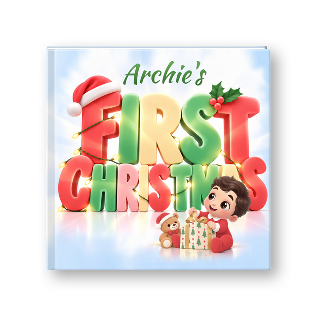 My First Christmas - Personalized Baby Book