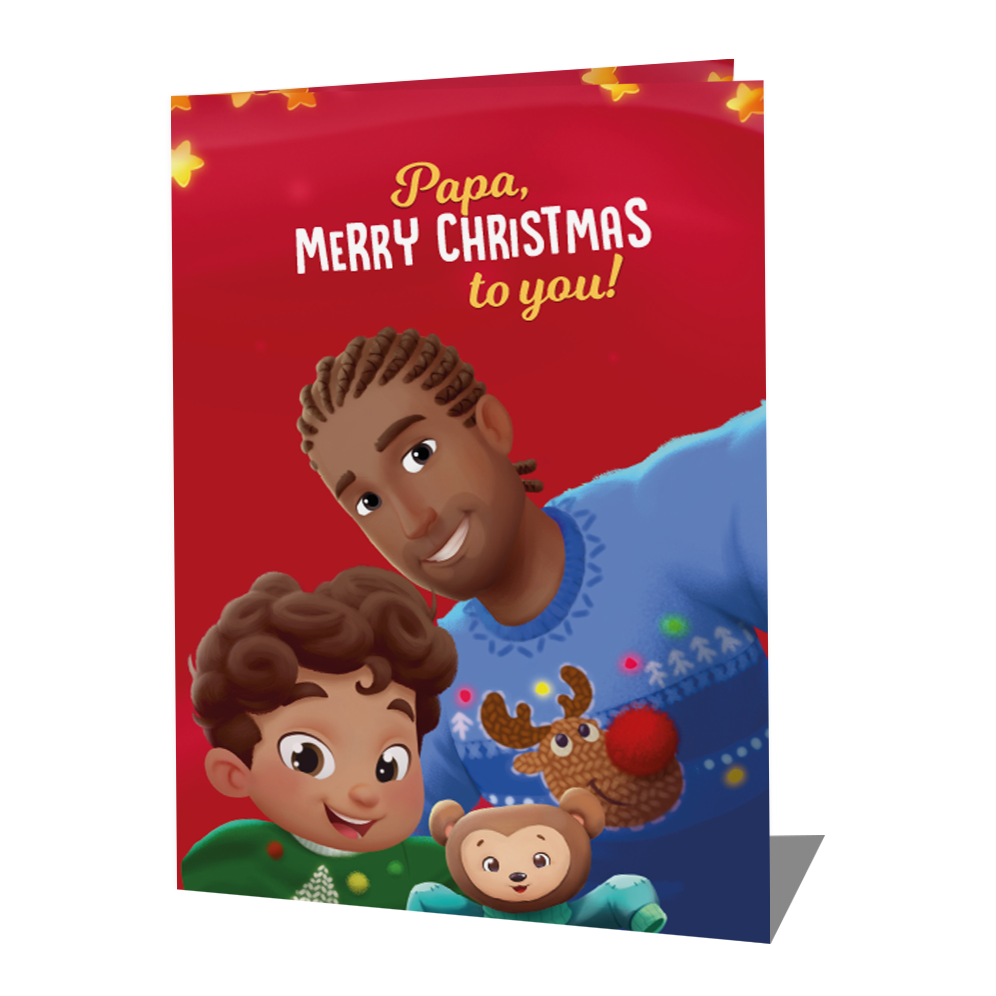 Merry Christmas, Daddy Card - From Girl