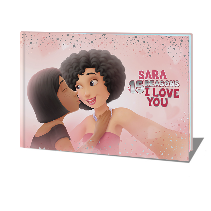 unique, DIY present for wife or girlfriend- a personalized lgbt love story book