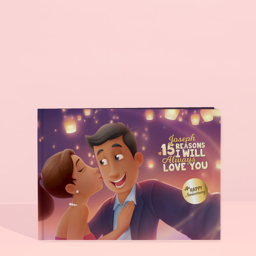 15 Reasons I Love You Anniversary Edition - Personalized Books for Couples